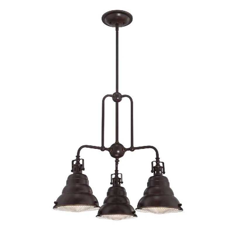 Track lighting for rental propertiesEastvale 3Lt Multi-arm Pendant - Palladian Bronze