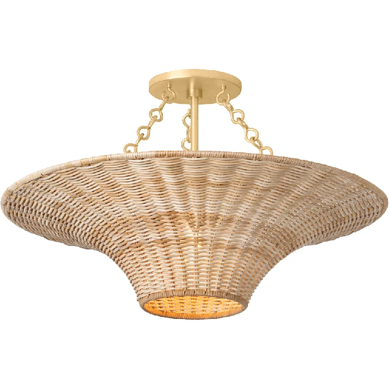 Track lighting for rental propertiesKetan 1-Light Semi Flush Mount