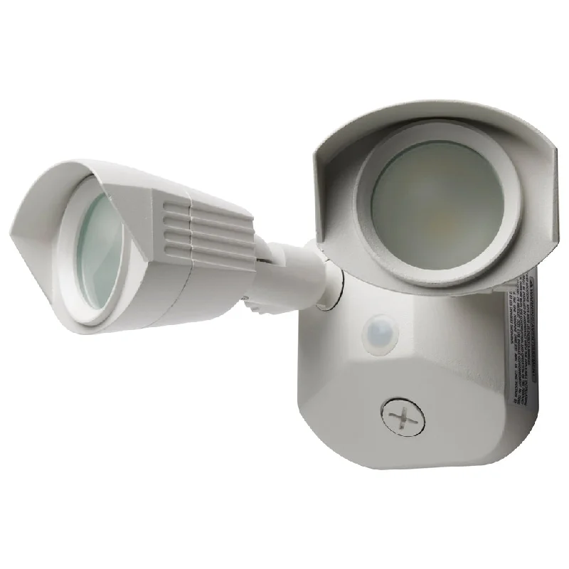 Waterproof Industrial Lighting for Wet AreasLED DUAL HEAD SECURITY LIGHT - 3000K