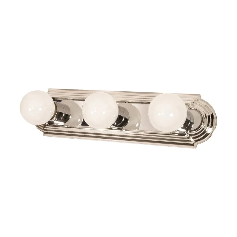 Industrial Ceiling - Mounted Lighting for Assembly Plants3 LIGHT 18" RACETRACK VANITY