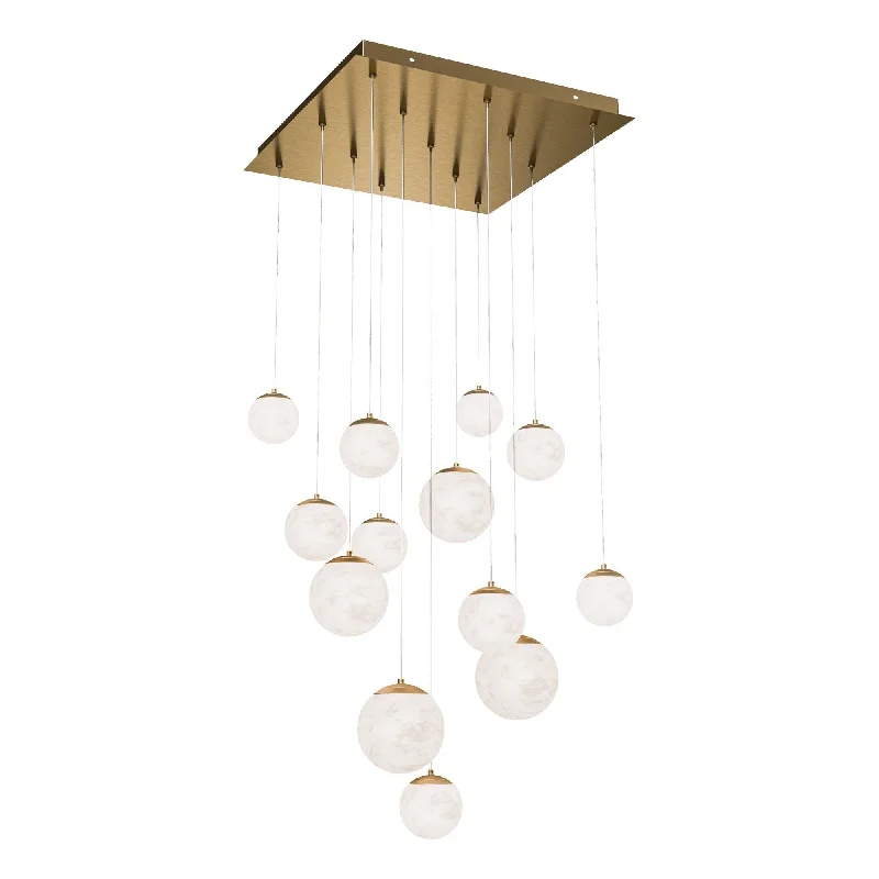 Track lighting for adding a touch of elegancePisces 13-Light 20" LED Square Multi Pendant Track lighting for adding a touch of elegancePisces 13-Light 20" LED Square Multi Pendant