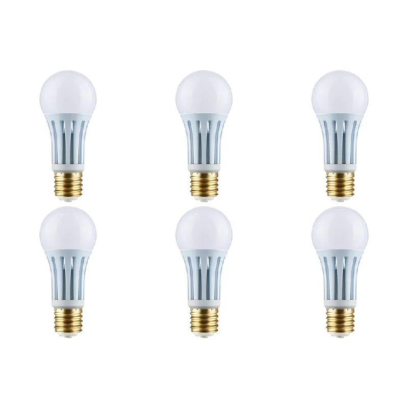 Industrial Lighting for Pharmaceutical Manufacturing10/22/34W PS25 LED Three-Way Lamp - E39d Mogul Base - 2700K - White Finish - 120V - 6-Pack Industrial Lighting for Pharmaceutical Manufacturing10/22/34W PS25 LED Three-Way Lamp - E39d Mogul Base - 2700K - White Finish - 120V - 6-Pack