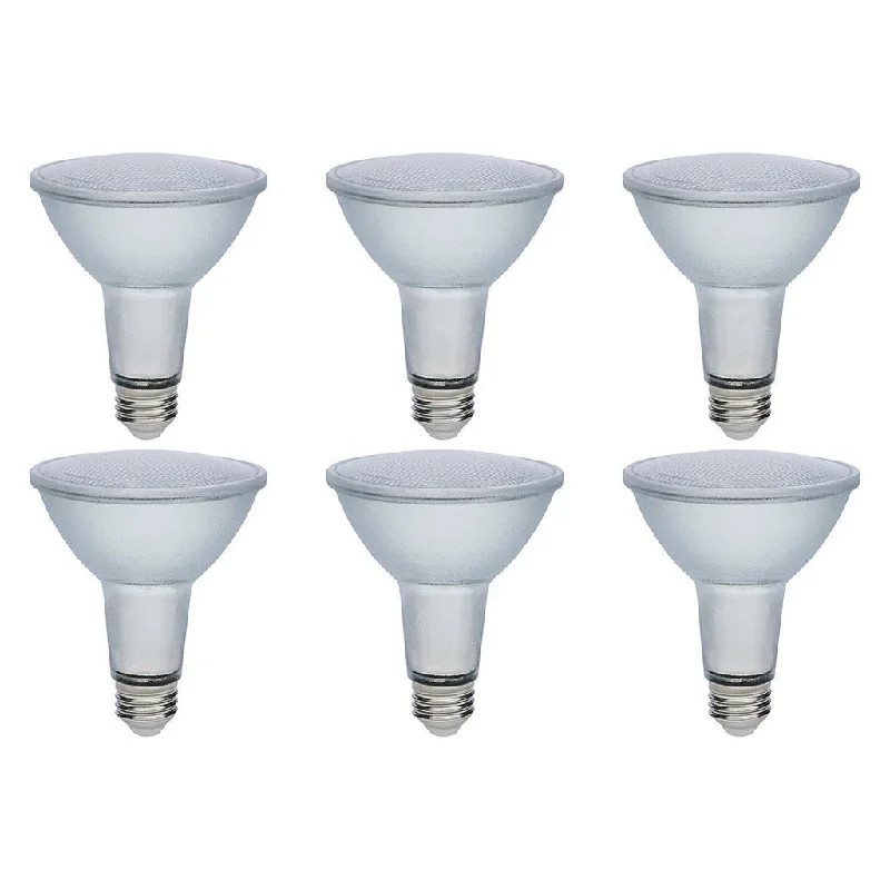Industrial Lighting for Automotive Manufacturing Plants12 Watt Econo LED PAR30LN - 3000K - 35 Degree Beam Angle - Medium Base - 120-277 Volt - Silver Finish - 6-Pack Industrial Lighting for Automotive Manufacturing Plants12 Watt Econo LED PAR30LN - 3000K - 35 Degree Beam Angle - Medium Base - 120-277 Volt - Silver Finish - 6-Pack