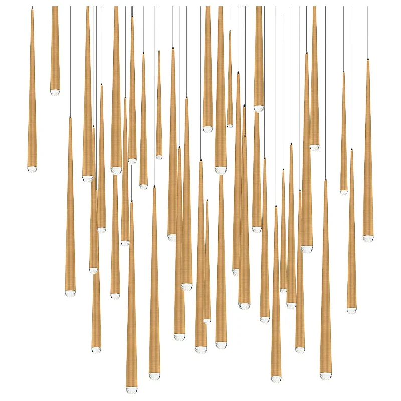 Track lighting for accentuating artworksCascade 41-Light 36" LED Square Multi Pendant Track lighting for accentuating artworksCascade 41-Light 36" LED Square Multi Pendant