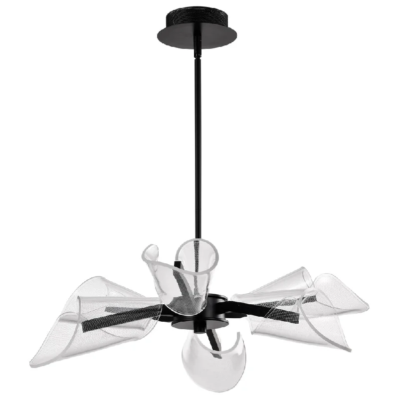 Industrial Lighting for Furniture FactoriesSEDONA 28" LED 6 LIGHT CHAND