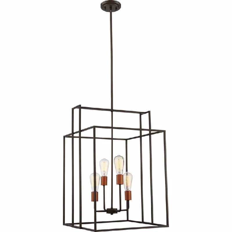 Dust - Resistant Industrial Lighting for Dirty WorkspacesLAKE 4 LIGHT 19" SQUARE PEND
