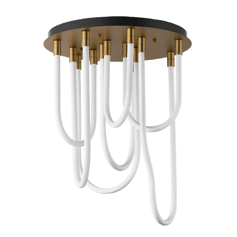 Industrial Area Lighting for Large Open SpacesSoleil LED Flush Mount