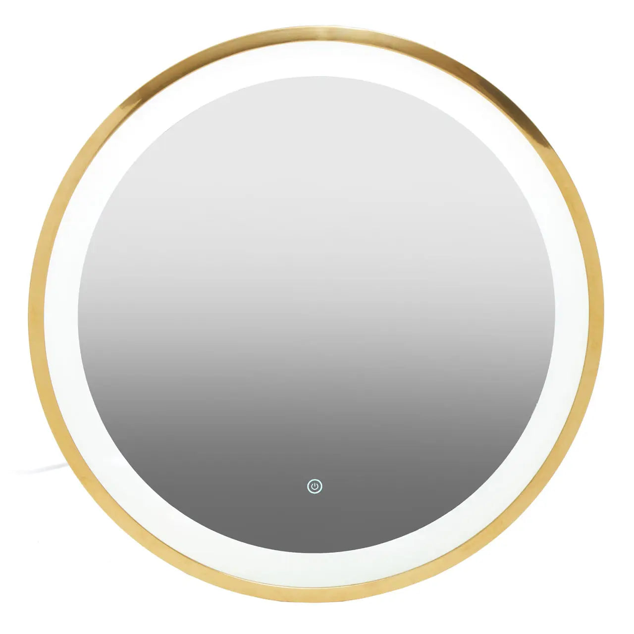 Track lighting for highlighting bookcasesAvila Illuminated Circular Bathroom Mirror