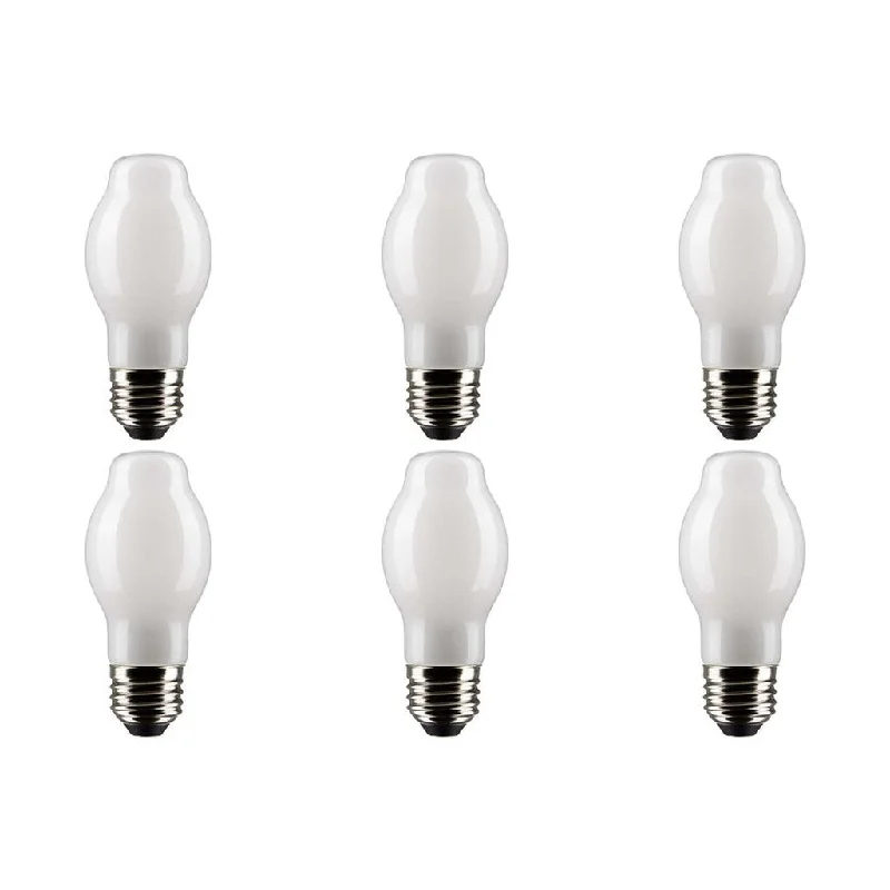 Dimmable Industrial Lighting for Ambiance Control8 Watt BT15 LED - White - Medium base - 90 CRI - 4000K - 120 Volt - 6-Pack Dimmable Industrial Lighting for Ambiance Control8 Watt BT15 LED - White - Medium base - 90 CRI - 4000K - 120 Volt - 6-Pack