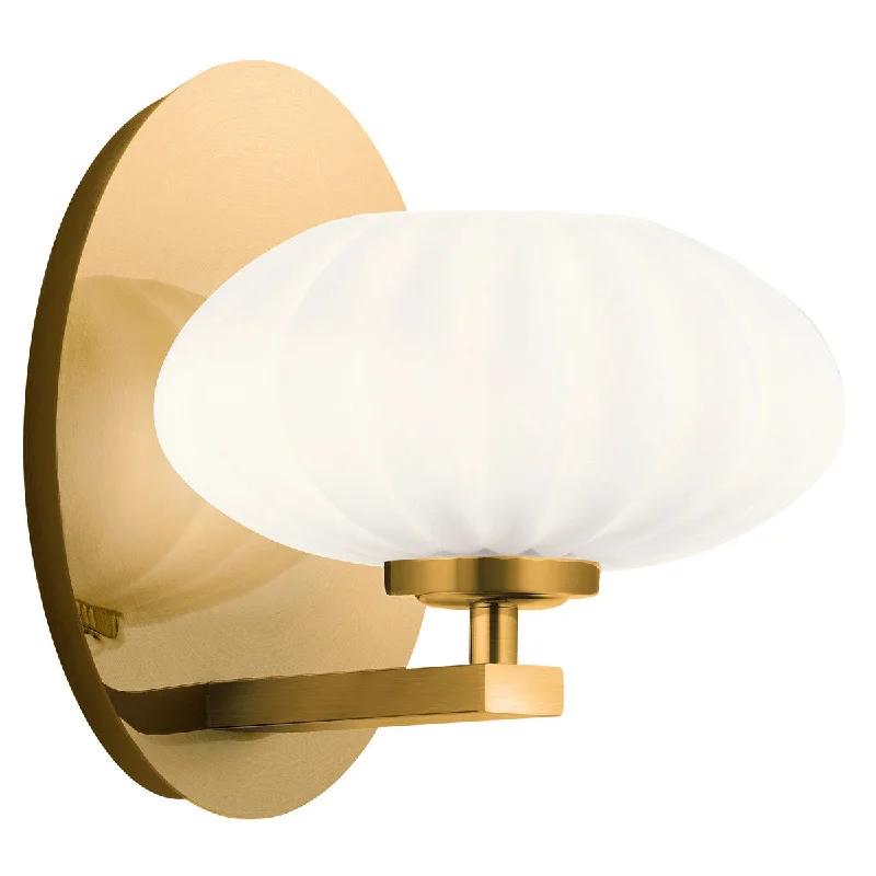 Adjustable track lighting for living roomsmid - century modern wall lamps with iconic shapes for a stylish studyPim 1Lt Bathroom Wall Light IP44 - Fox Gold/ Polished Chrome