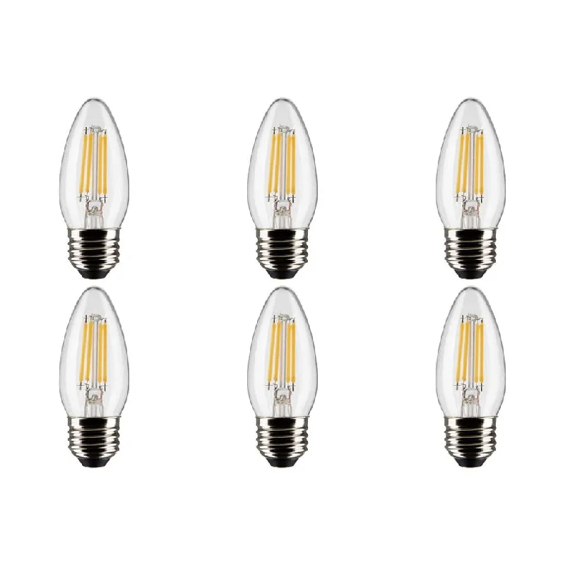 Industrial Exit Sign Lighting for Quick Evacuation4W B11 LED - Clear - Medium base - 90 CRI - 4000K - 120V - 6-Pack Industrial Exit Sign Lighting for Quick Evacuation4W B11 LED - Clear - Medium base - 90 CRI - 4000K - 120V - 6-Pack