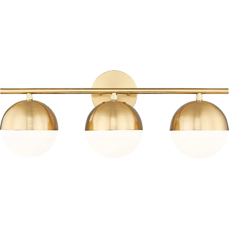 Track lighting for accentuating artworksRealm Sphere 3-Light Vanity