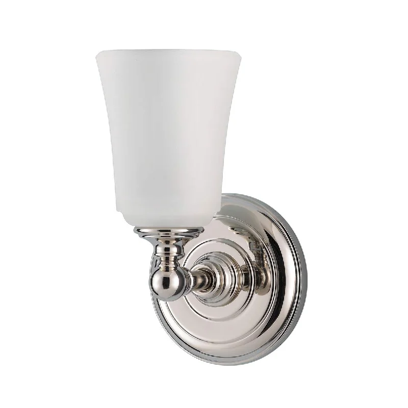 Track lighting with a brushed nickel finishceramic wall lamps with hand - painted designs for an artistic touchHuguenot Lake 1Lt Bathroom Wall Light IP44 - Polished Chrome/ Burnished Brass
