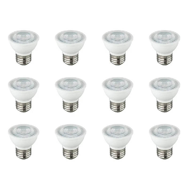 Industrial Ceiling - Mounted Lighting for Assembly Plants6.5W - LED MR16 - 3000K - 40' beam spread - Medium base - 120V - 12-Pack