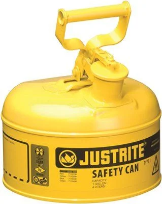 Track lighting with a chunky, bold designJustrite Type I Safety Cans For Flammables 1 Gallon Yellow Track lighting with a chunky, bold designJustrite Type I Safety Cans For Flammables 1 Gallon Yellow