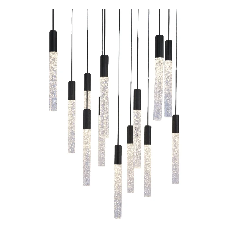 Track lighting with multiple heads for flexibilityMagic 13-Light 20" LED Square Multi Pendant
