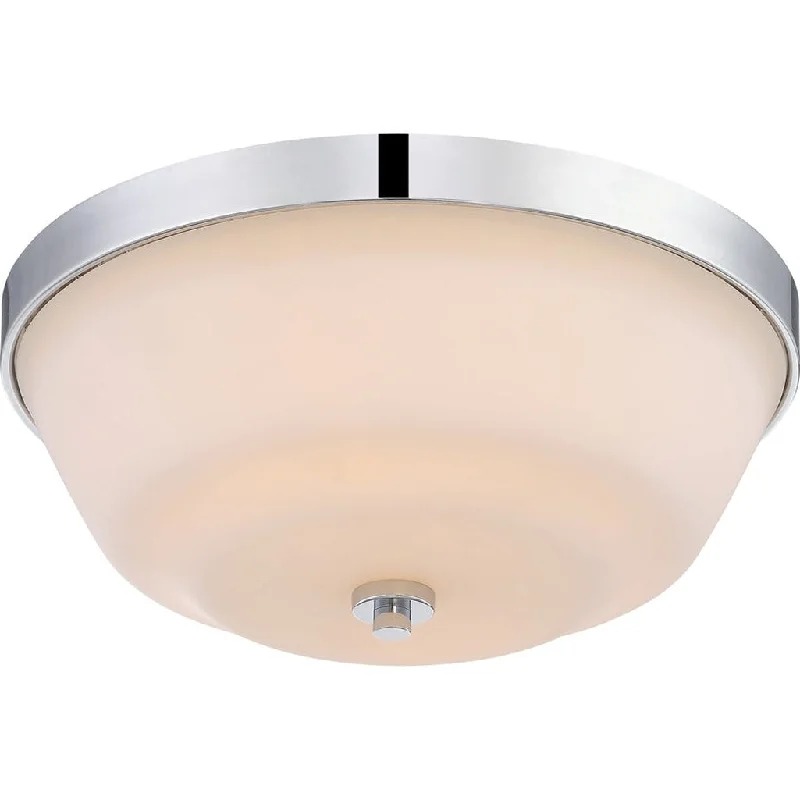 Industrial Lighting for Metal Fabrication ShopsWILLOW 2 LIGHT FLUSH FIXTURE