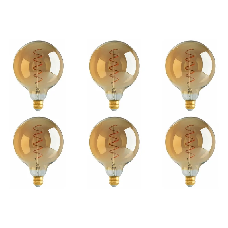 Industrial Lighting for Chemical Plants4.5W G40 LED - Amber - Medium base - 2000K - 240 Lumens - 120V - 6-Pack Industrial Lighting for Chemical Plants4.5W G40 LED - Amber - Medium base - 2000K - 240 Lumens - 120V - 6-Pack