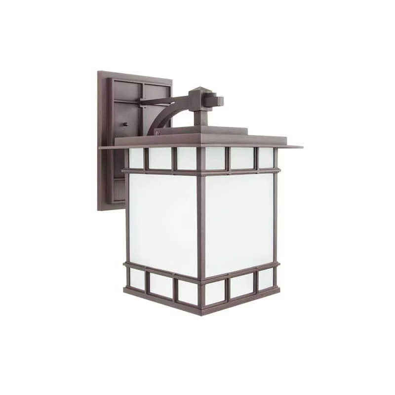 Dimmable track lighting for home officesWave Lighting 544VF Chateau Outdoor Small Wall Frosted Diffuser Bronze Mount