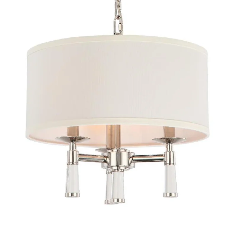 Chandeliers for Living Rooms to Create a Focal PointChandeliers for Living Rooms to Create a Focal PointBaxter 3 Light Polished Nickel Chandelier