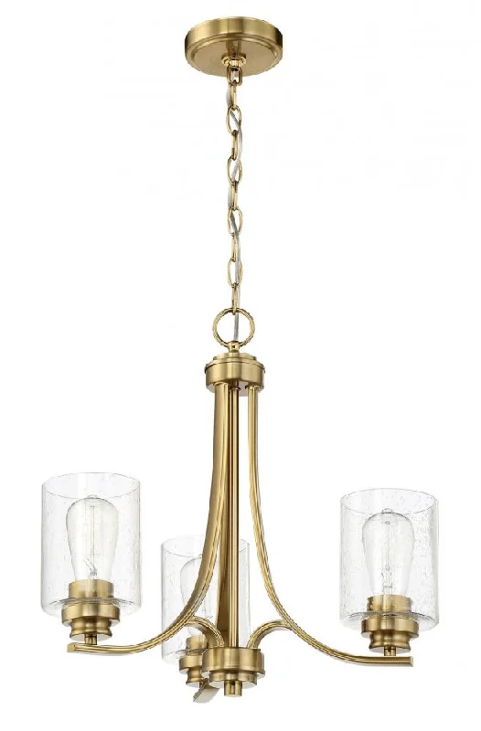 Chandeliers with Metal Frames in Black FinishChandeliers with Metal Frames in Black FinishBolden 3 Light Chandelier in Satin Brass