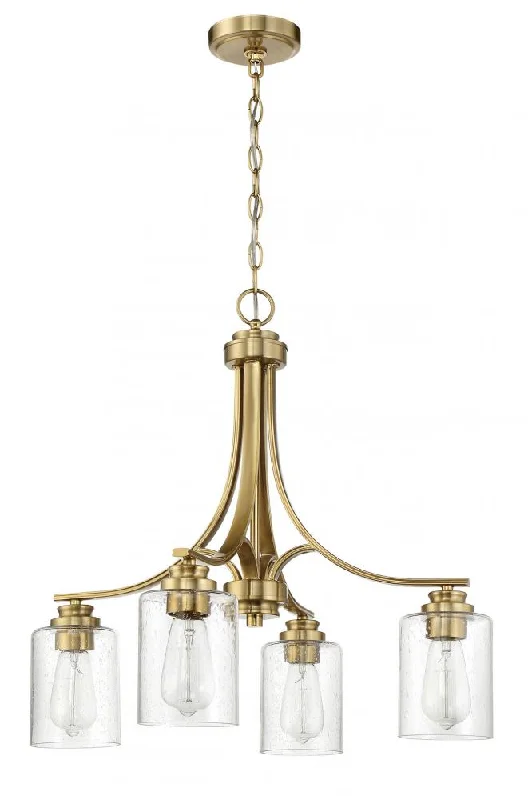 Chandeliers with Adjustable Height for Custom InstallationChandeliers with Adjustable Height for Custom InstallationBolden 4 Light Chandelier in Satin Brass