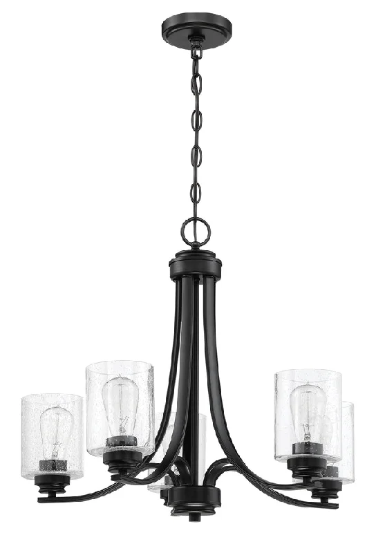 Small Chandeliers for Compact RoomsSmall Chandeliers for Compact RoomsBolden 5 Light Chandelier in Flat Black