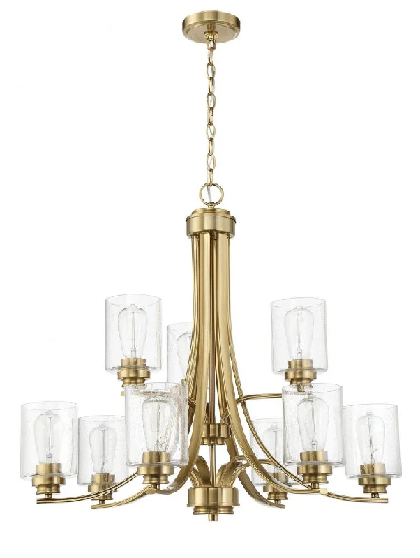 Modern Crystal Chandeliers for Contemporary HomesModern Crystal Chandeliers for Contemporary HomesBolden 9 Light Chandelier in Satin Brass