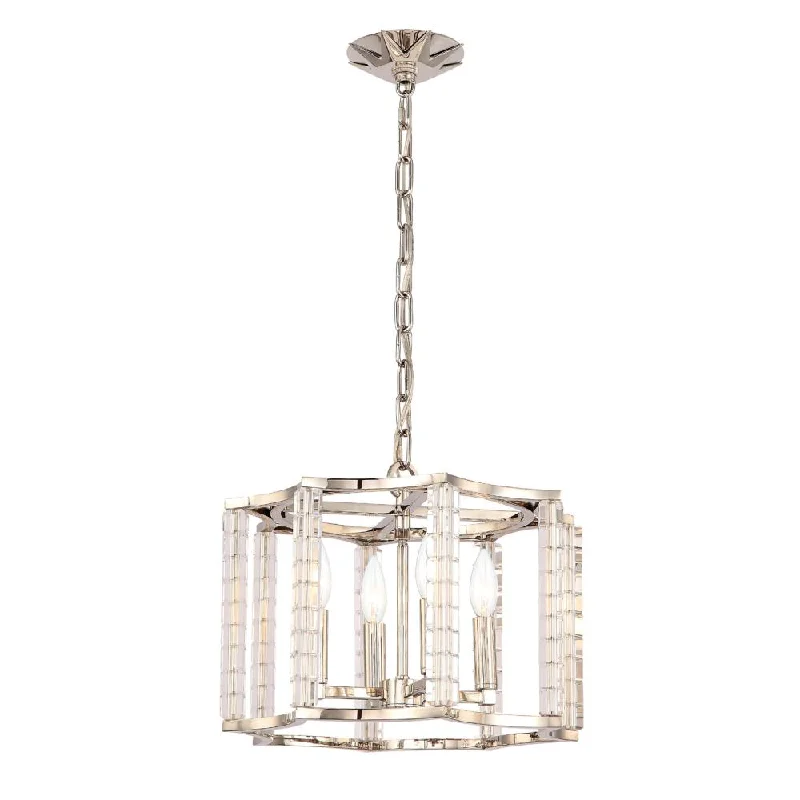 French Country Chandeliers with a Romantic AuraFrench Country Chandeliers with a Romantic AuraCarson 4 Light Polished Nickel Mini Chandelier