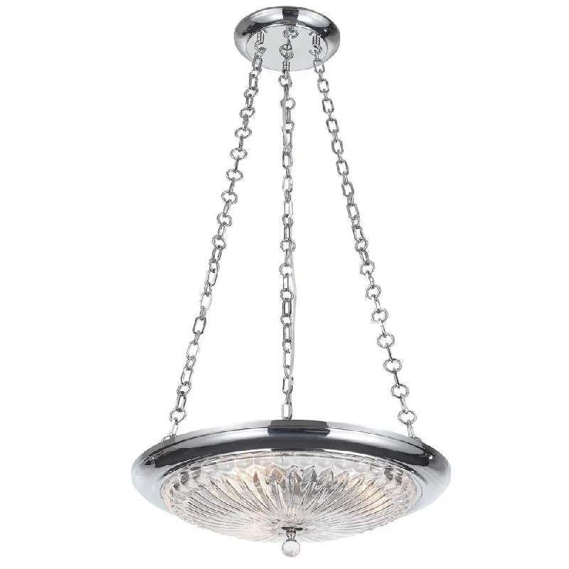 Large Chandeliers for Grand Halls and FoyersLarge Chandeliers for Grand Halls and FoyersCelina 3 Light Polished Chrome Chandelier