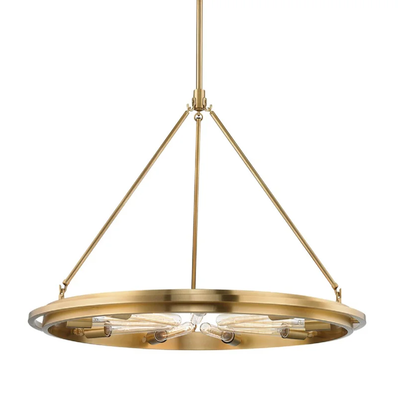 Chandeliers with Metal Frames in Copper FinishChandeliers with Metal Frames in Copper FinishChambers Chandelier