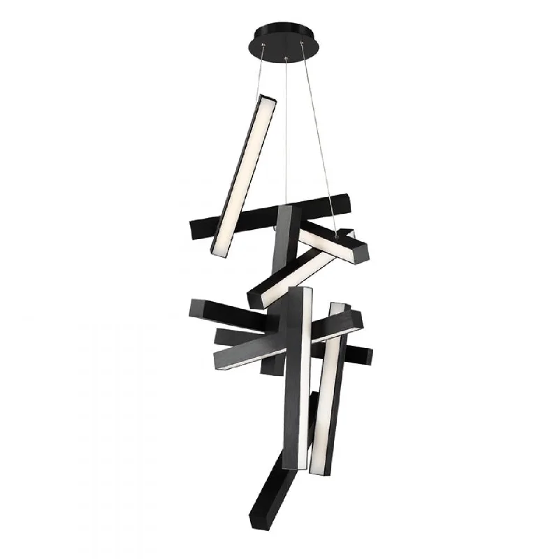 Chandeliers with Frosted Glass for a Softer Light DiffusionChandeliers with Frosted Glass for a Softer Light DiffusionChaos Chandelier Light