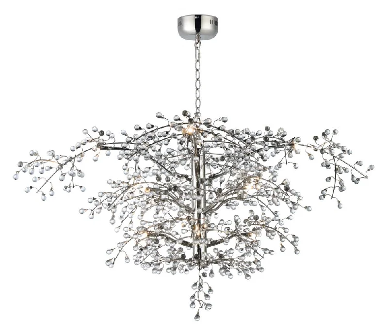 Chandeliers with Clear Crystal for a Sparkling EffectChandeliers with Clear Crystal for a Sparkling EffectCluster-Chandelier