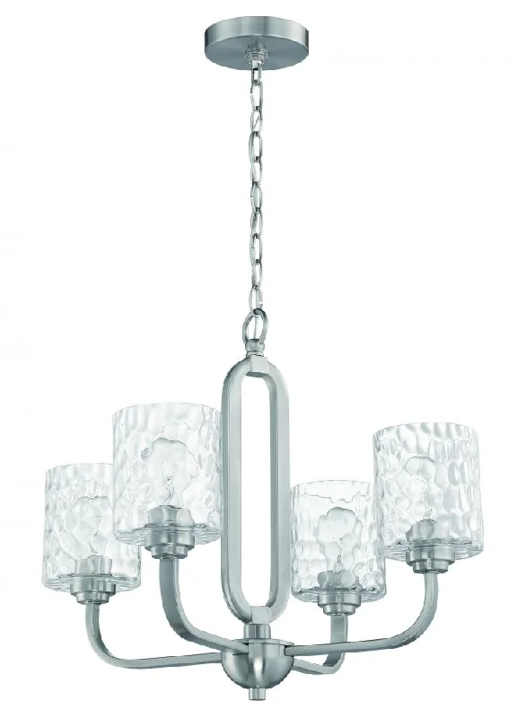 Incandescent Chandeliers for a Warm and Traditional GlowIncandescent Chandeliers for a Warm and Traditional GlowCollins 4 Light Chandelier in Brushed Polished Nickel
