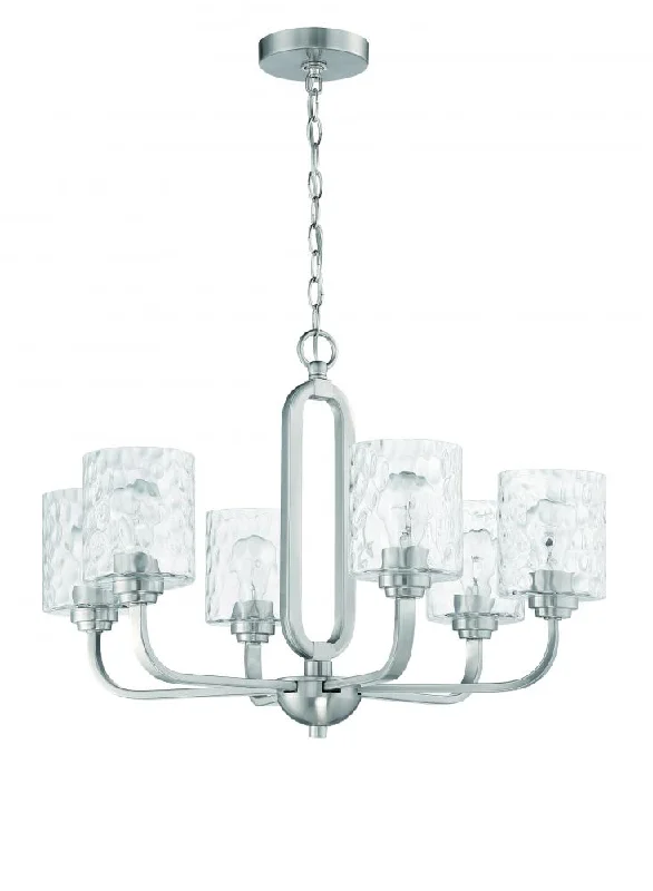 Chandeliers for Dining Rooms to Set the Mood for MealsChandeliers for Dining Rooms to Set the Mood for MealsCollins 6 Light Chandelier in Brushed Polished Nickel