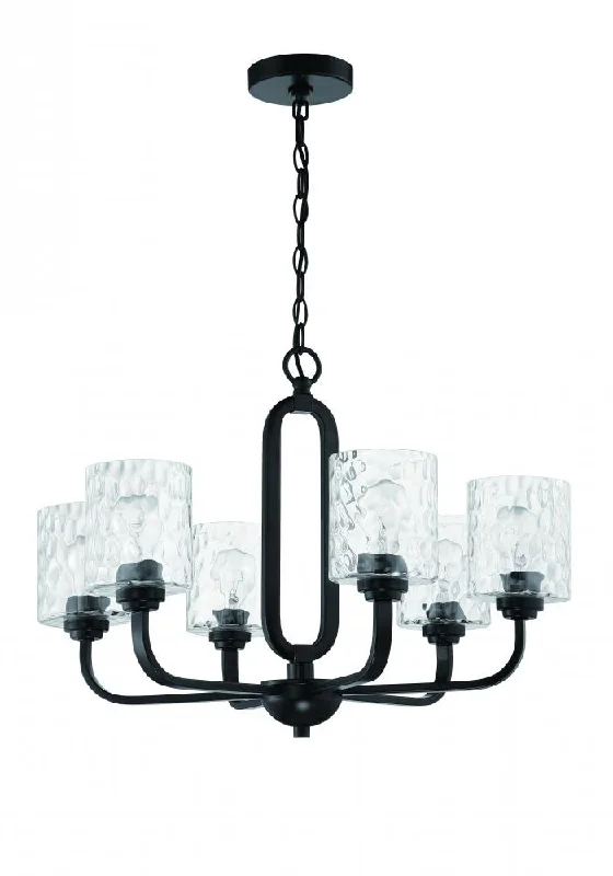 Chandeliers with Pendant Lights for a Stylish LookChandeliers with Pendant Lights for a Stylish LookCollins 6 Light Chandelier in Flat Black