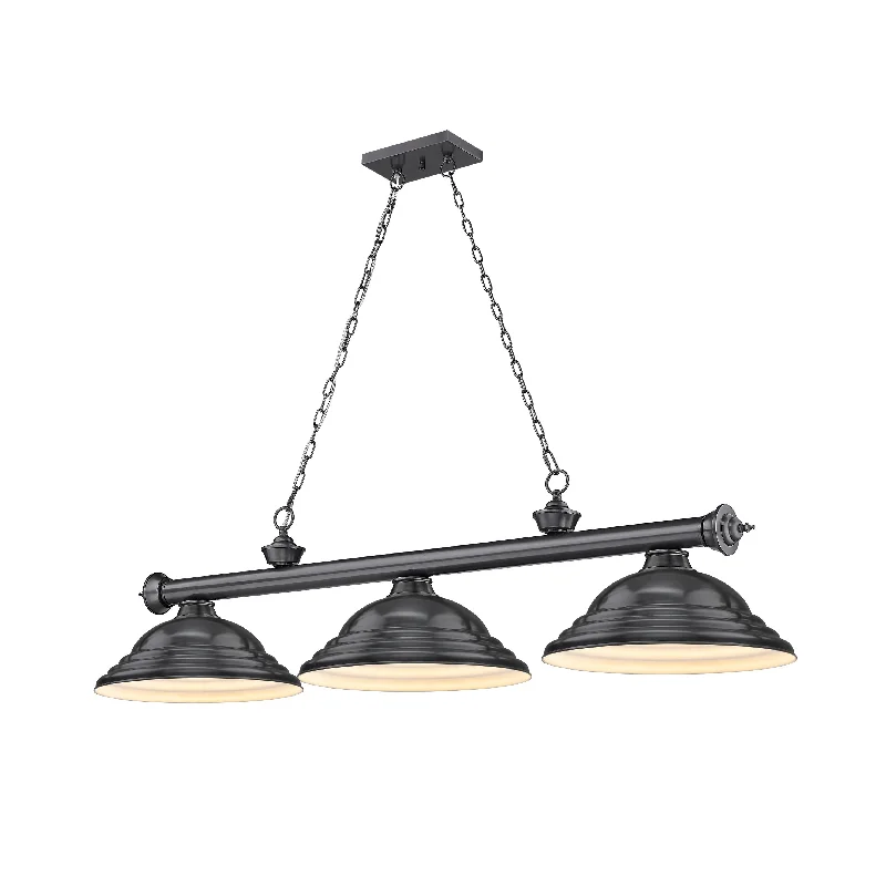 French Country Chandeliers with a Romantic AuraFrench Country Chandeliers with a Romantic AuraCordon 3 Light Billiard - Bronze Plated