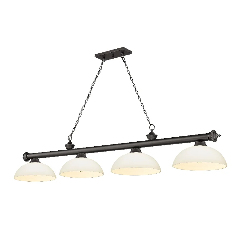 Chandeliers with Candle - Style Bulbs for a Classic AestheticChandeliers with Candle - Style Bulbs for a Classic AestheticCordon 4 Light Billiard - Bronze