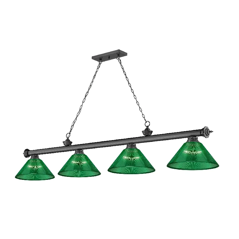 LED Chandeliers for Energy - Efficient LightingLED Chandeliers for Energy - Efficient LightingCordon 4 Light Billiard - Bronze Plated