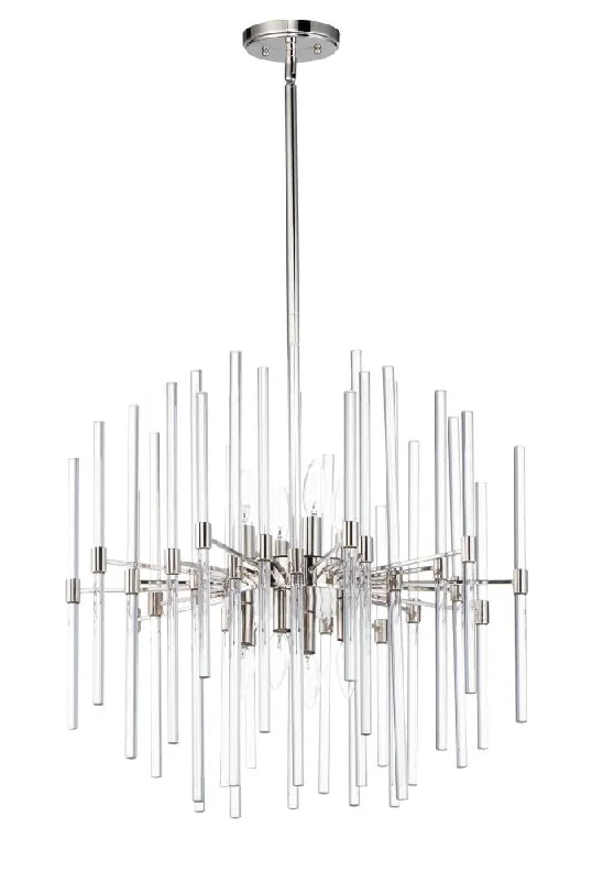 Chandeliers with Metal Frames in Black FinishChandeliers with Metal Frames in Black FinishDivine-Chandelier