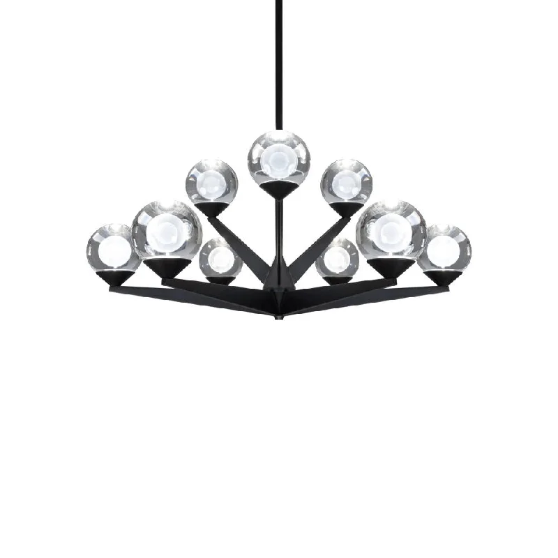 Chandeliers with Colored Glass for a Splash of ColorChandeliers with Colored Glass for a Splash of ColorDouble Bubble Chandelier Light