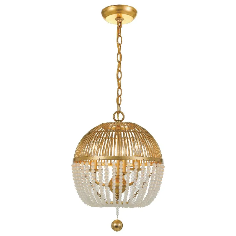 Small Chandeliers for Compact RoomsSmall Chandeliers for Compact RoomsDuval 3 Light Antique Gold Mini Chandelier