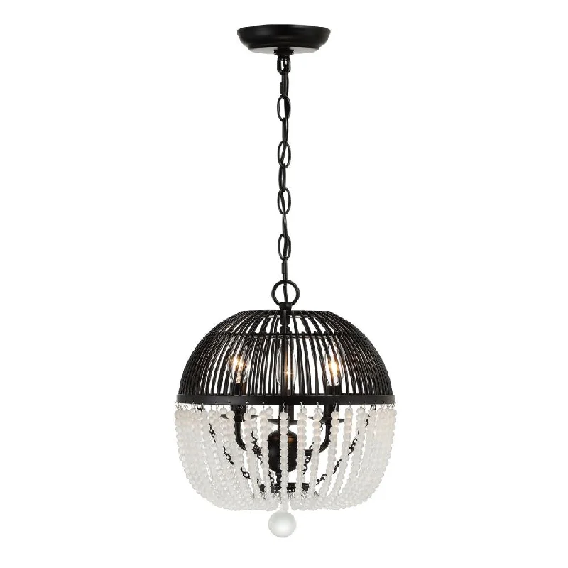 Industrial Iron Chandeliers for Loft - Inspired SpacesIndustrial Iron Chandeliers for Loft - Inspired SpacesDuval 3 Light Matte Black Mini Chandelier