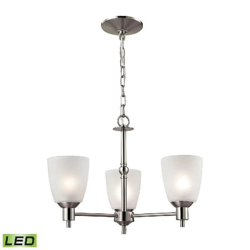 Chandeliers with Frosted Glass for a Softer Light DiffusionChandeliers with Frosted Glass for a Softer Light DiffusionJackson LED Chandelier