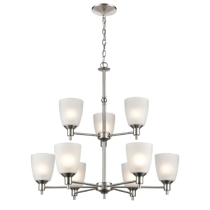 Chandeliers for High Ceilings to Fill Vertical SpaceChandeliers for High Ceilings to Fill Vertical SpaceJackson Nine Light Chandelier