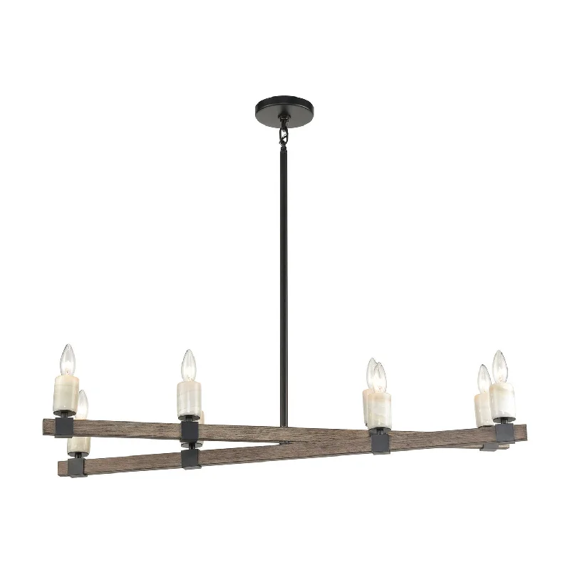 Minimalist Chandeliers for Sleek and Simple InteriorsMinimalist Chandeliers for Sleek and Simple InteriorsStone Manor Eight Light Linear Chandelier