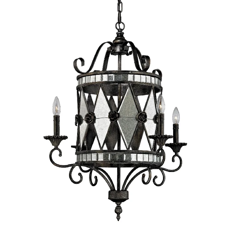 Chandeliers with Metal Frames in Copper FinishChandeliers with Metal Frames in Copper FinishMariana Four Light Chandelier