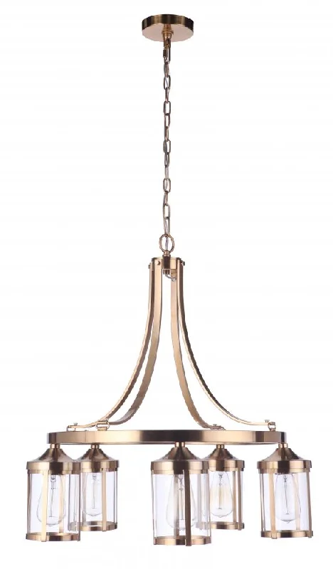 Chandeliers with Murano Glass for a High - End Artistic TouchChandeliers with Murano Glass for a High - End Artistic TouchElliot 5 Light in Satin Brass