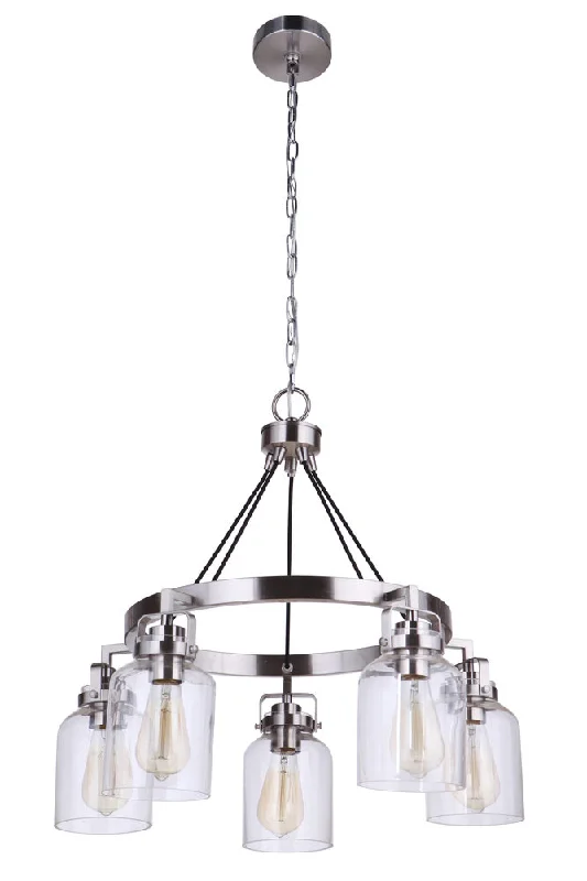 Chandeliers for Dining Rooms to Set the Mood for MealsChandeliers for Dining Rooms to Set the Mood for MealsFoxwood 5 Light Chandelier in Brushed Polished Nickel