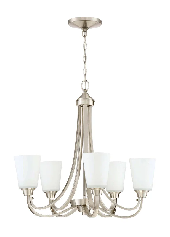 Chandeliers with Sputnik - Style Design for a Futuristic VibeChandeliers with Sputnik - Style Design for a Futuristic VibeGrace 5 Light Chandelier in Brushed Polished Nickel